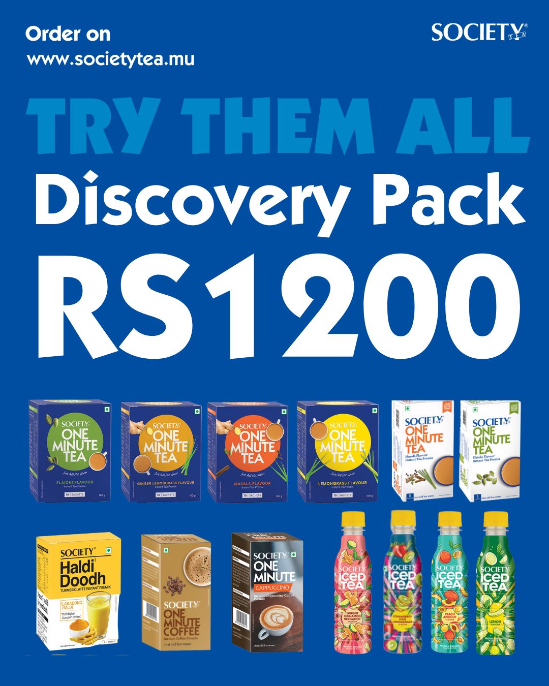 SOCIETY TEA DISCOVERY PACK